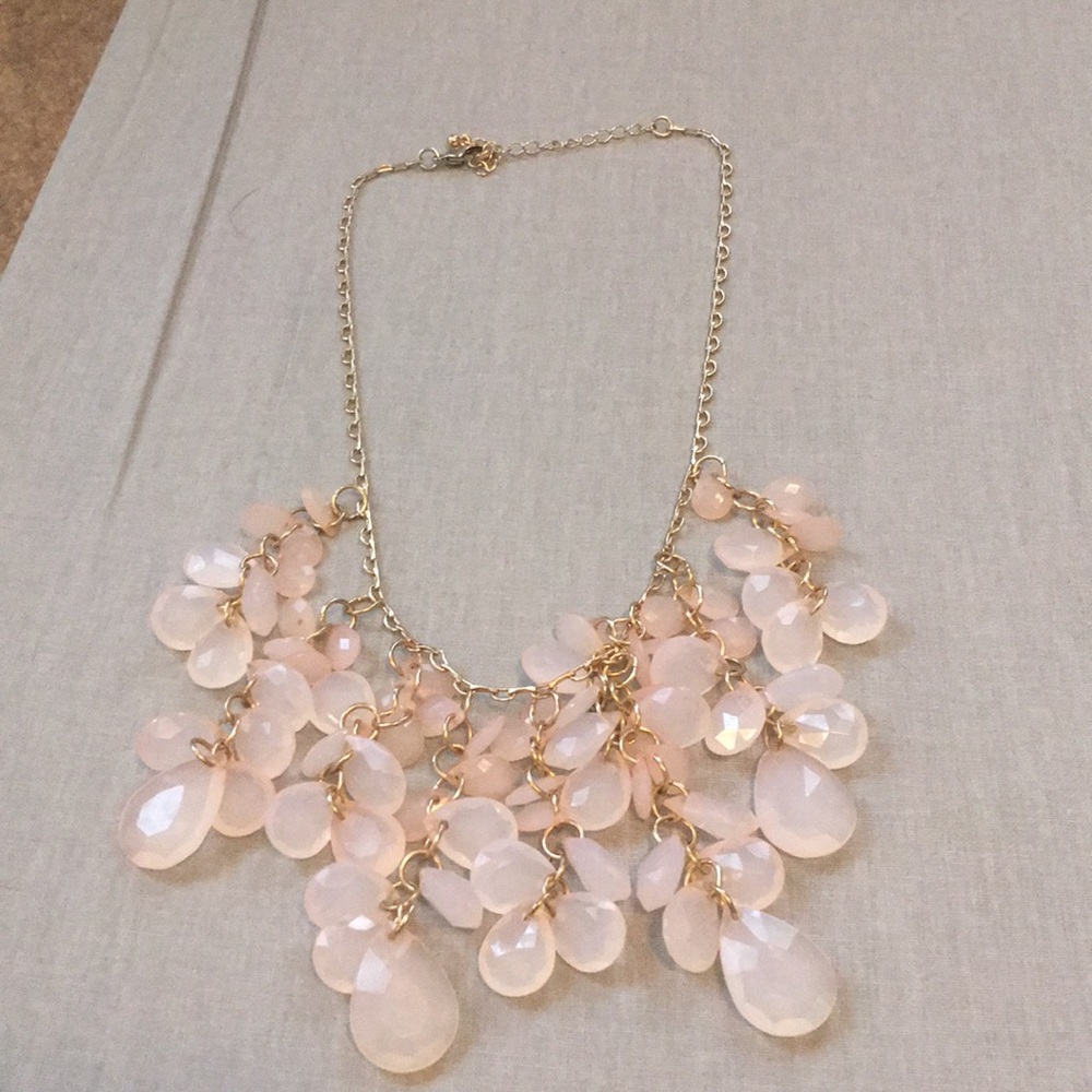 Pink beaded necklace